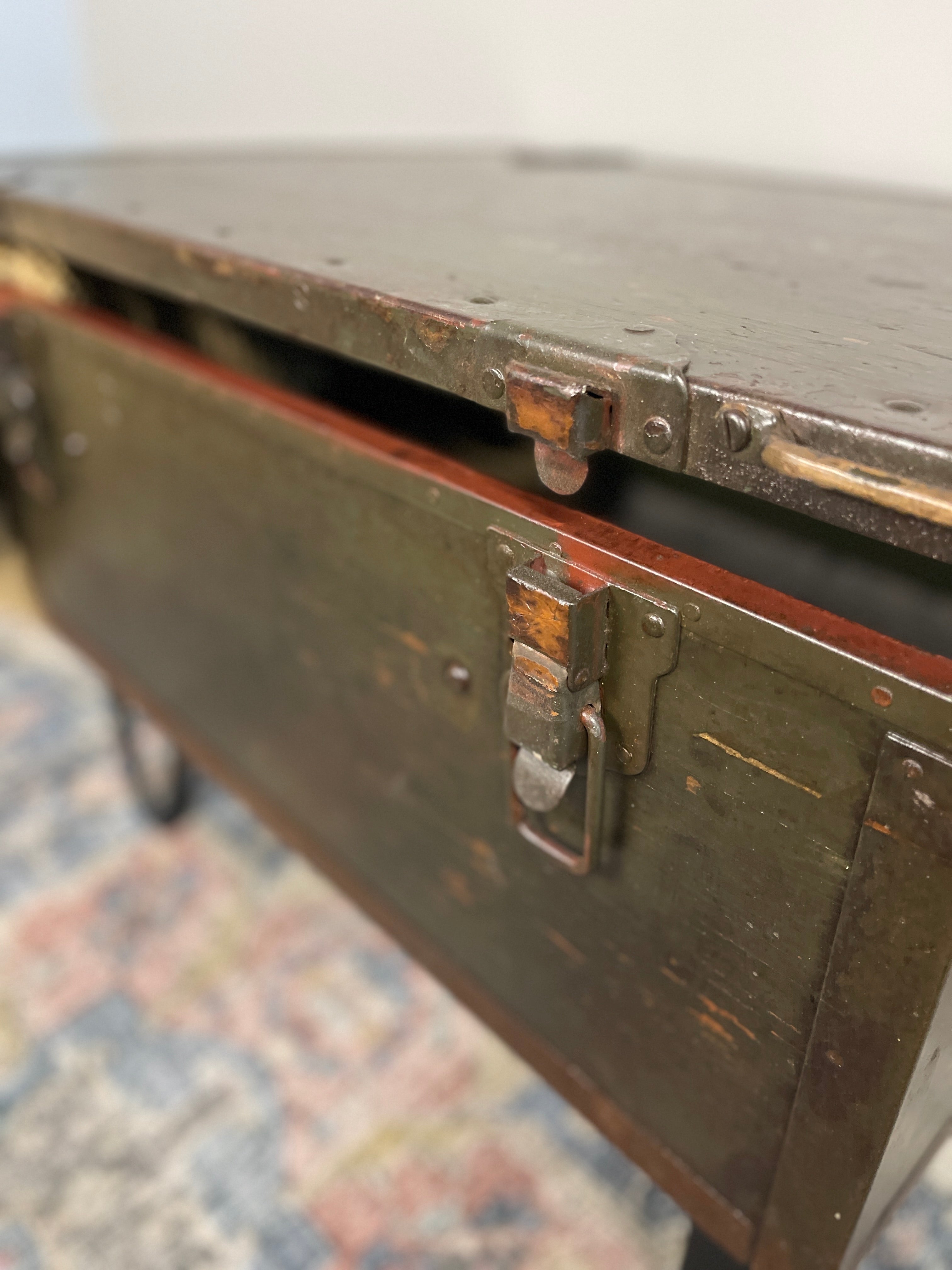 Military Trunk Coffee Table