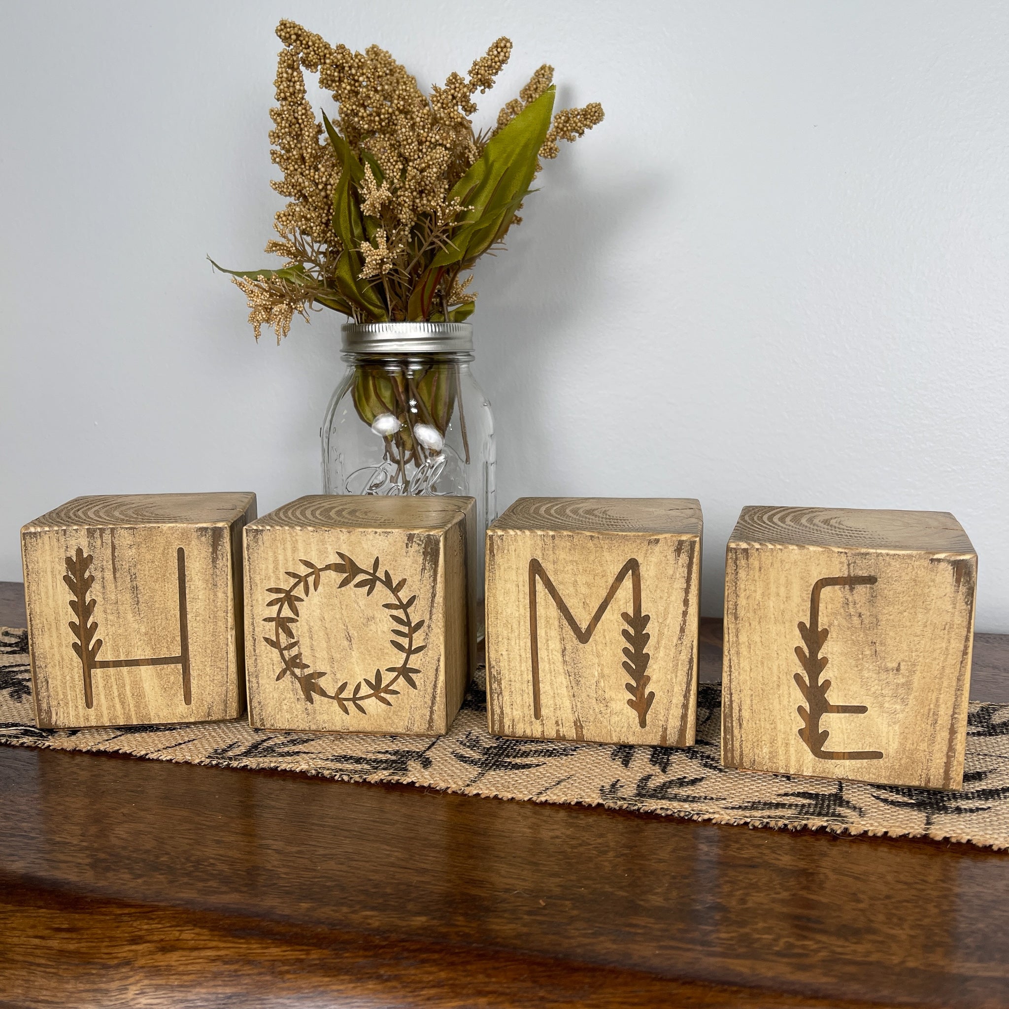 Wood Blocks - Home/Fall