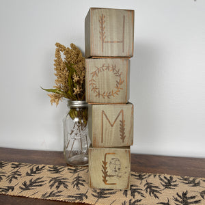 Wood Blocks - Home/Fall