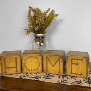 Wood Blocks - Home/Fall