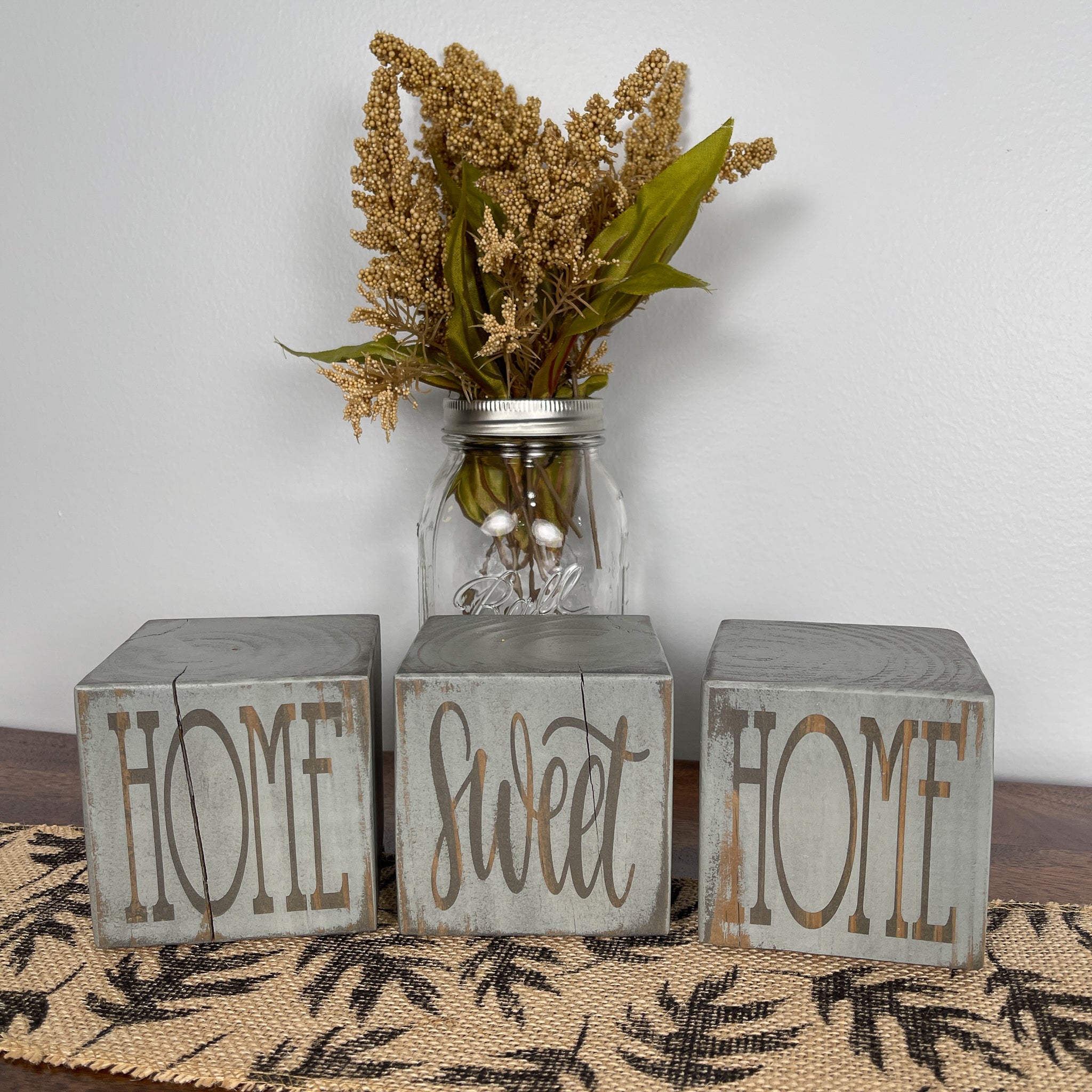 Wood Blocks - Home Sweet Home