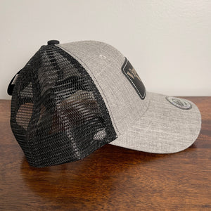 Snapback Hat - Heathered Gray/Black