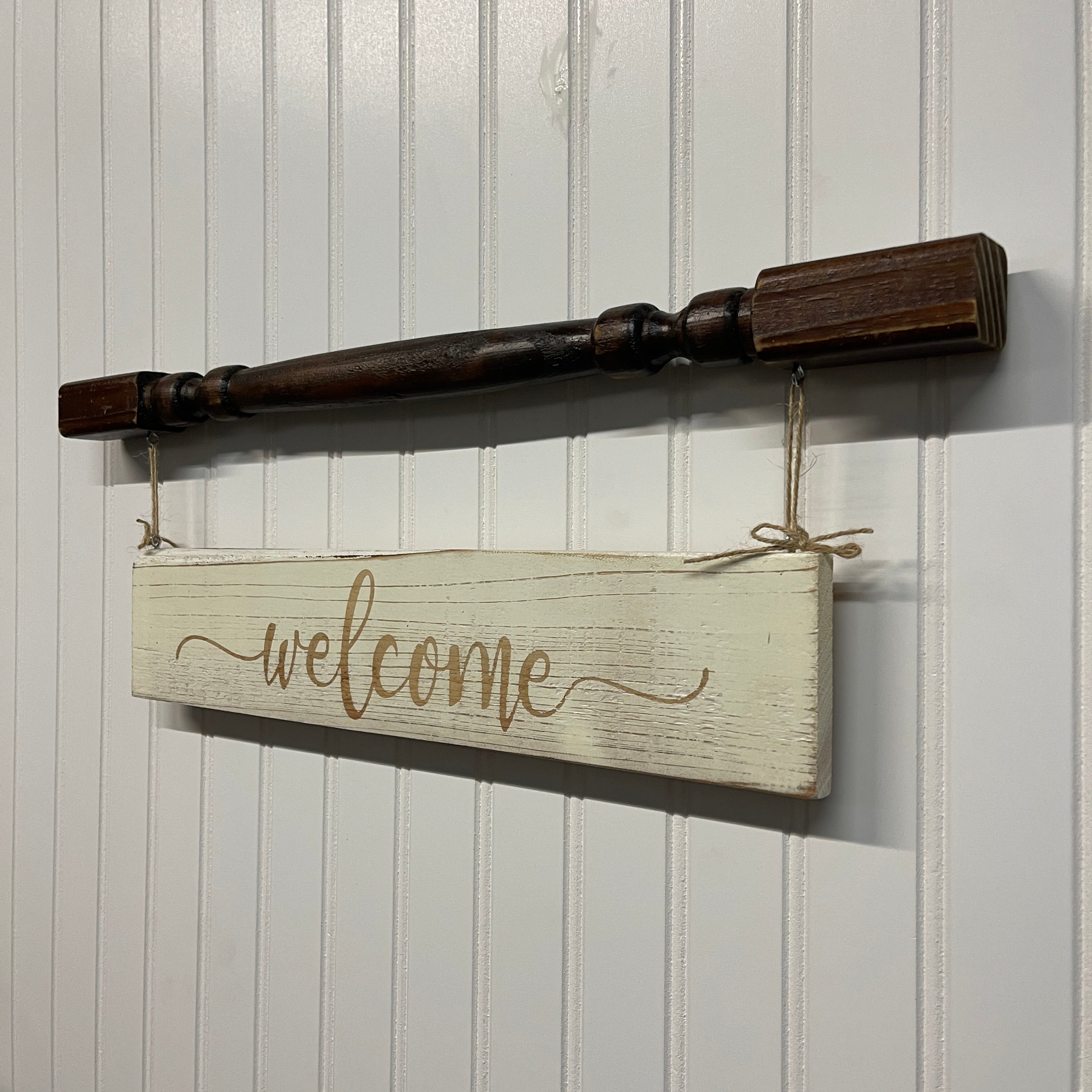 Wooden Spindles Signs