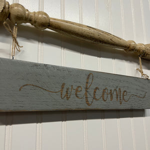 Wooden Spindles Signs