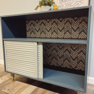 Louvered Sliding Door Cabinet