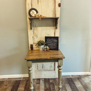 Repurposed Antique Door Table