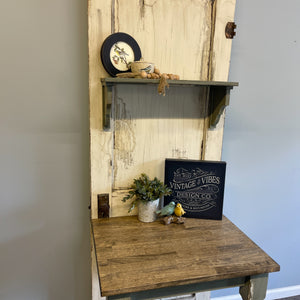 Repurposed Antique Door Table