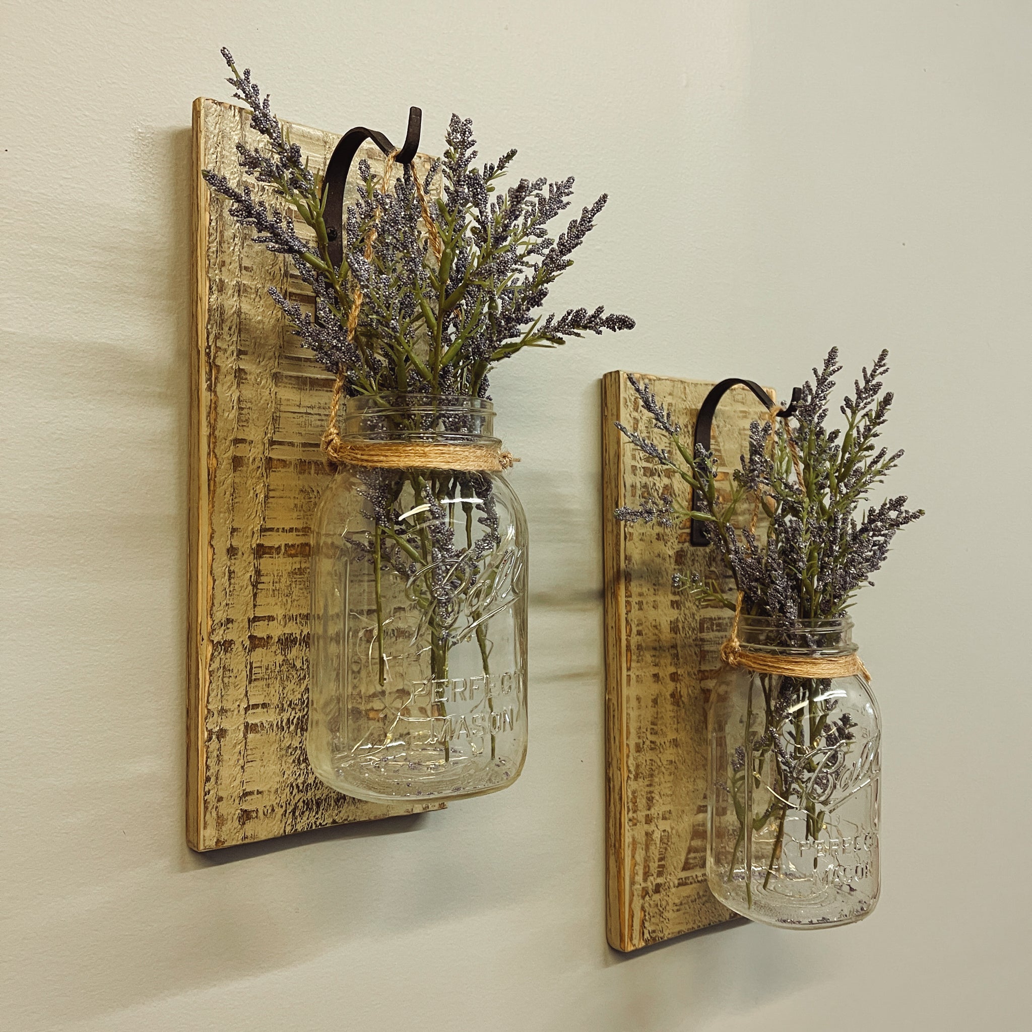 Mason Jar Wall Sconce