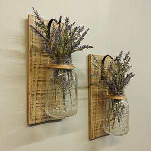 Mason Jar Wall Sconce