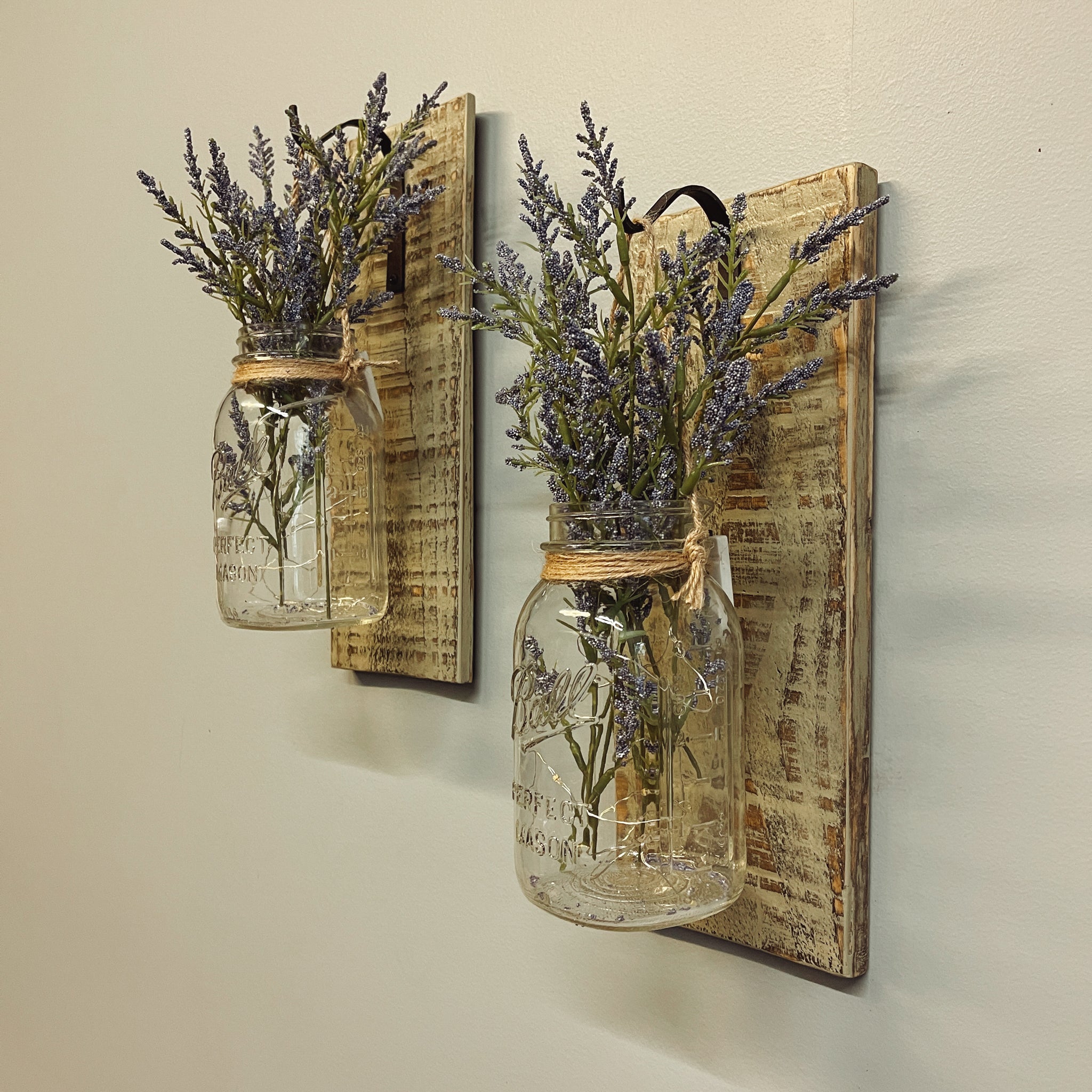 Mason Jar Wall Sconce