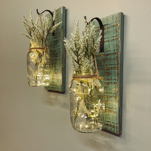 Mason Jar Wall Sconce