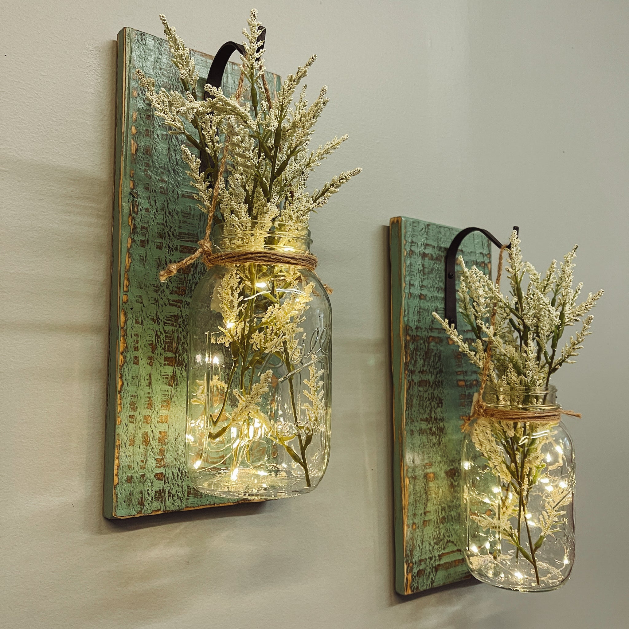 Mason Jar Wall Sconce