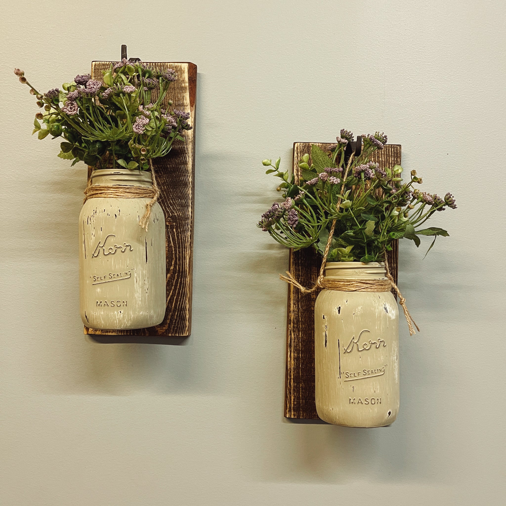 Mason Jar Wall Sconce