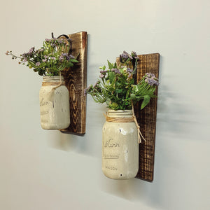 Mason Jar Wall Sconce