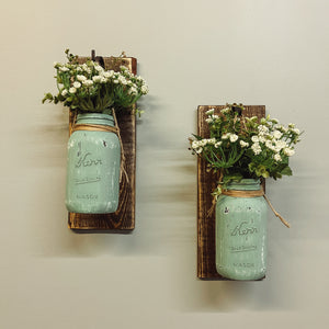 Mason Jar Wall Sconce