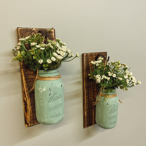 Mason Jar Wall Sconce