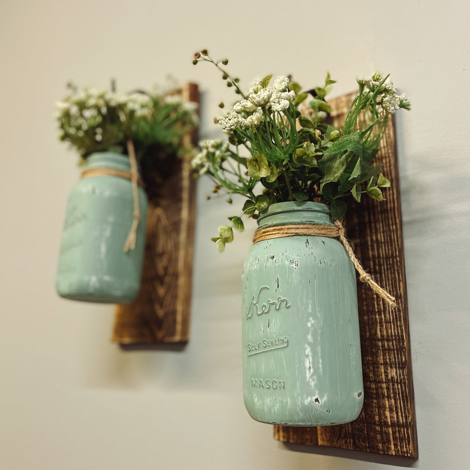 Mason Jar Wall Sconce