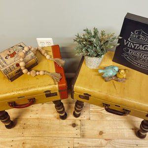 Antique Suitcase Tables