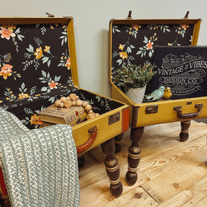 Antique Suitcase Tables