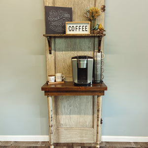 Door Hall Tree/Coffee Bar