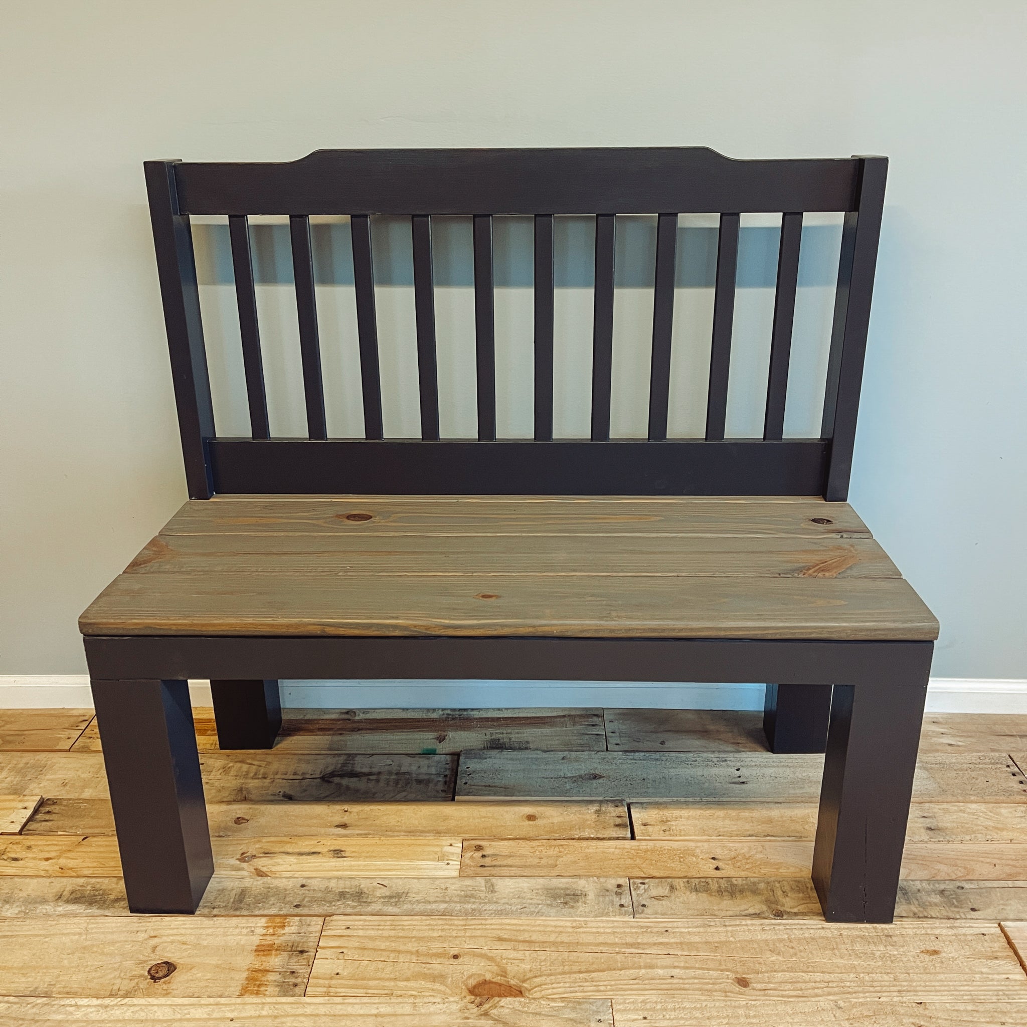 Twin Slat Headboard Bench