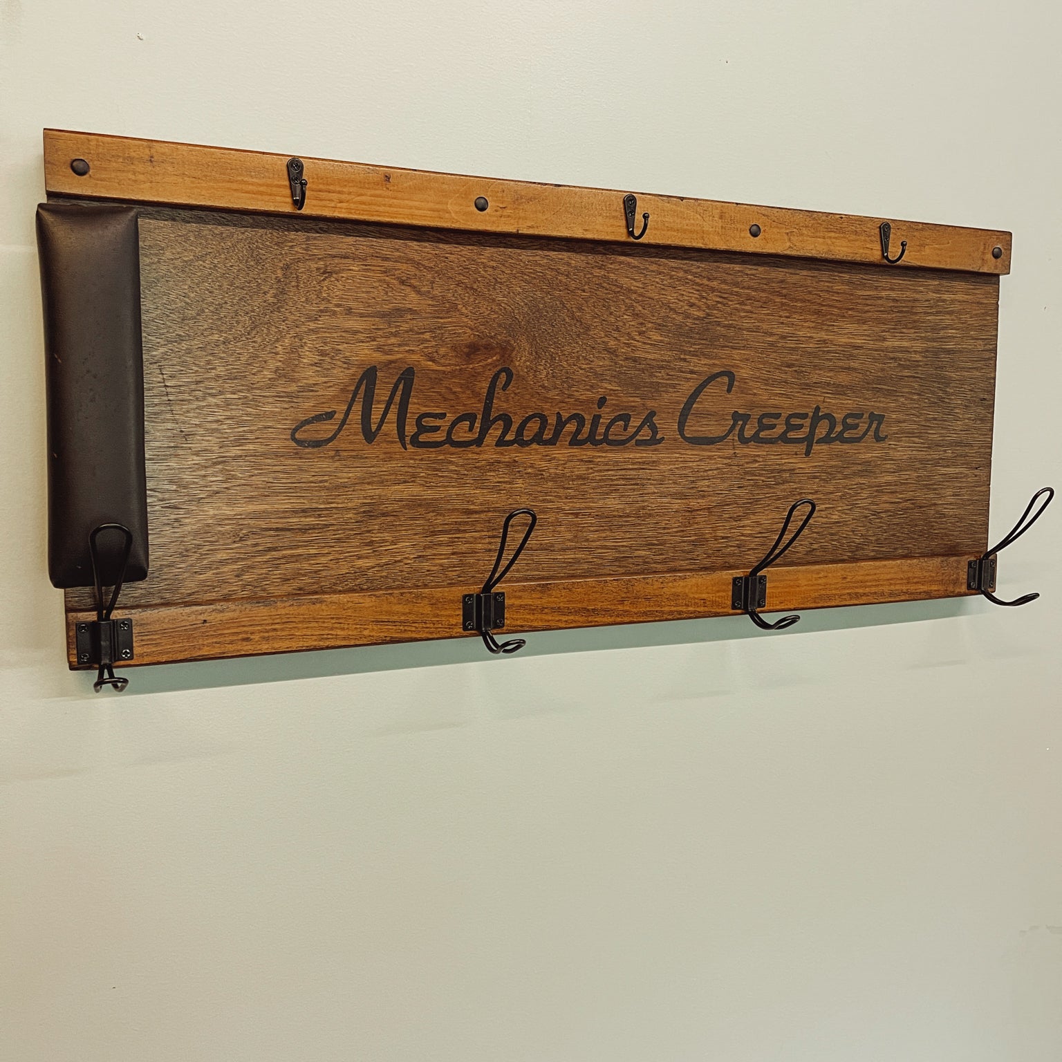 Mechanic’s Creeper Coat Rack - Black