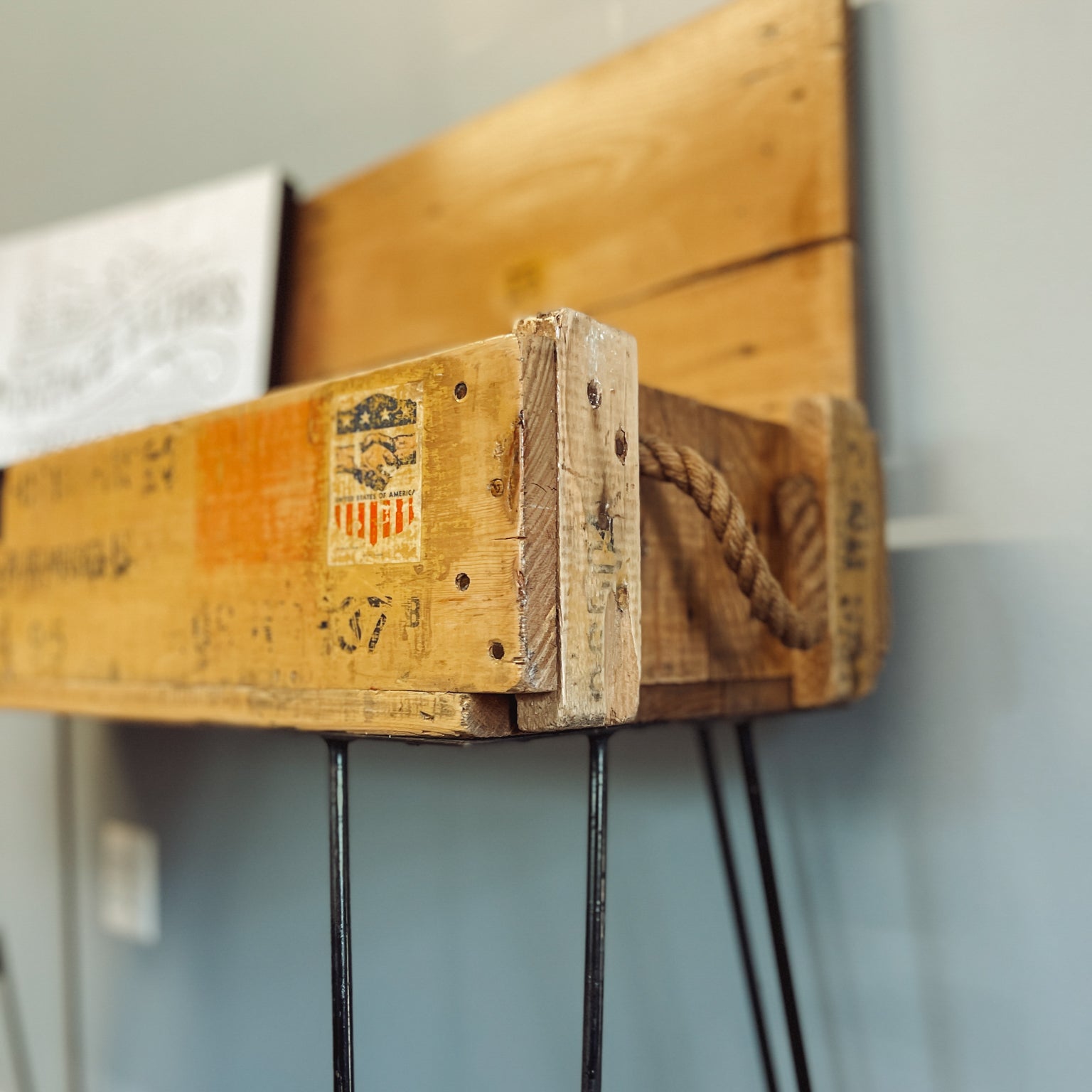 Ammo Crate Console Table