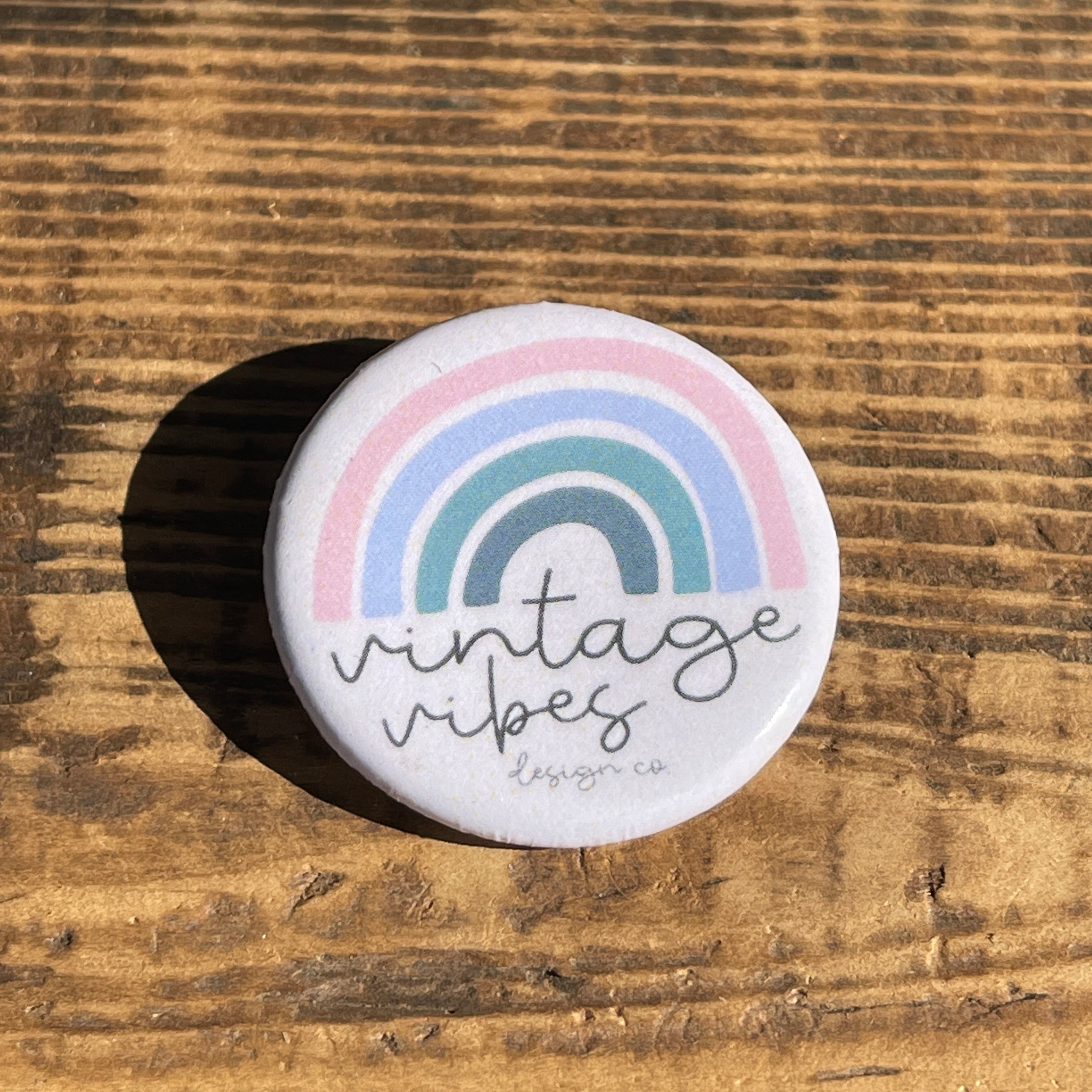 Vintage Vibes Design Button