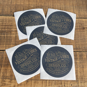 Vintage Vibes Design Decal