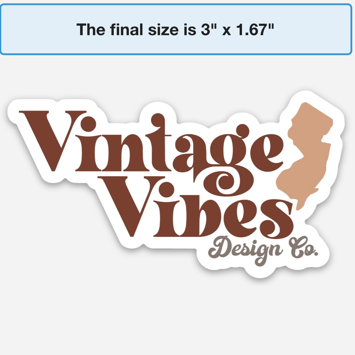 Vintage Vibes Design Magnet